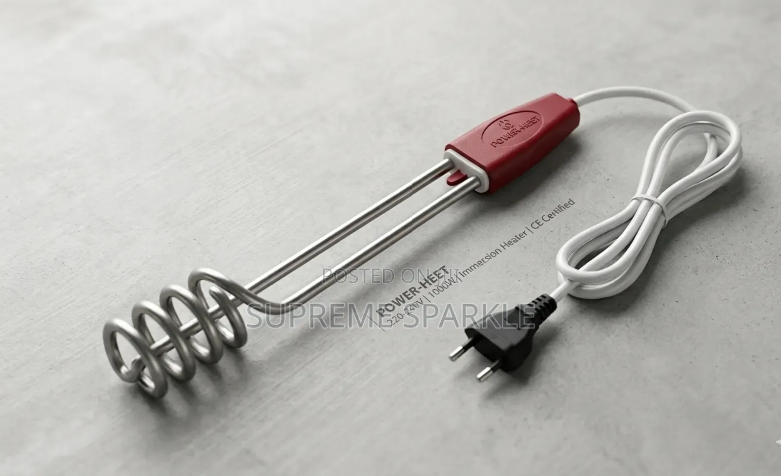 Electric Immersion Water Heater. Coil Heater