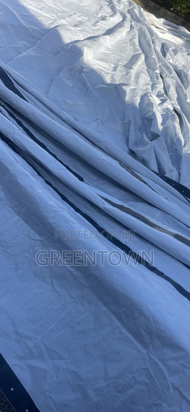 6m × 16m White Hdpe Tarpaulin - main view