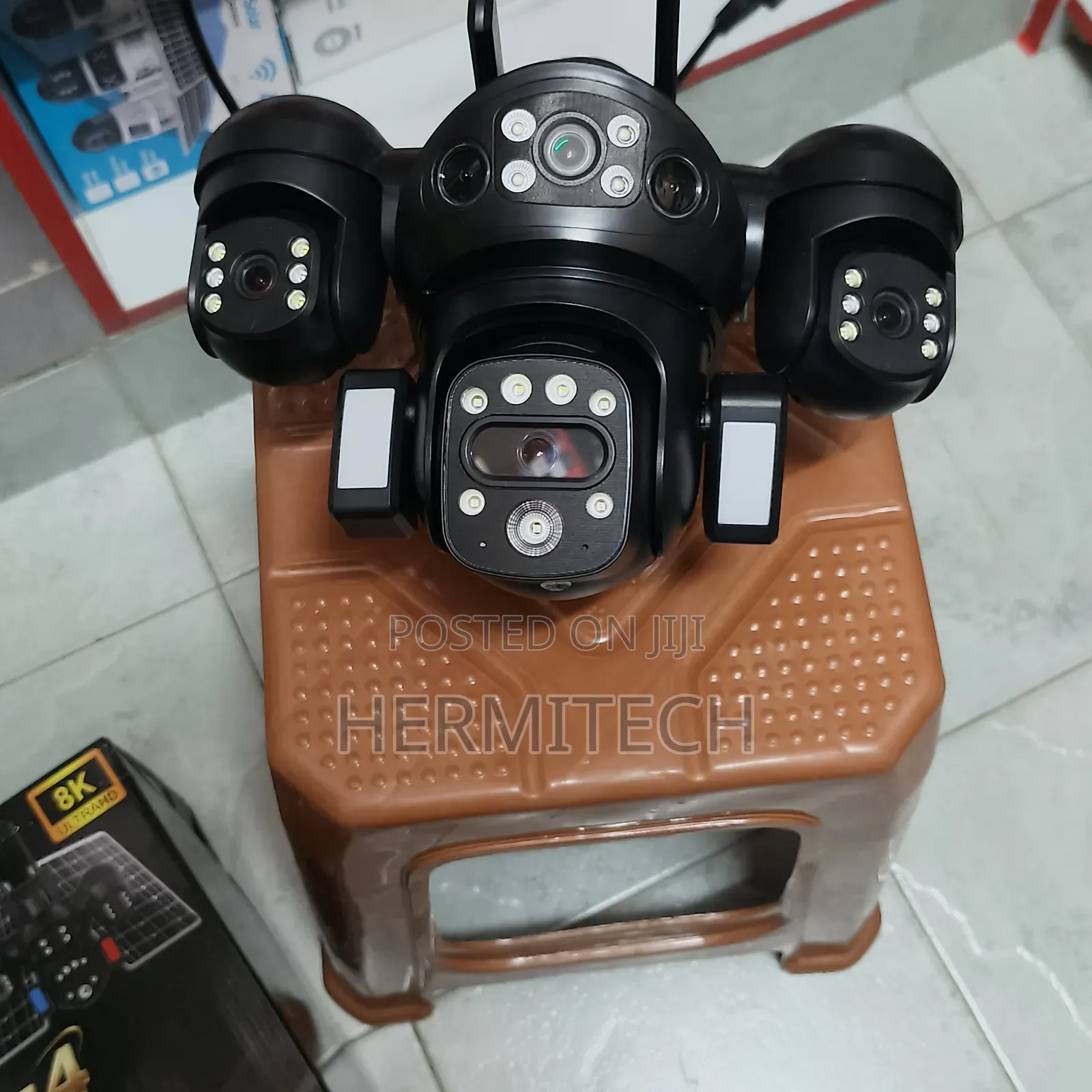 4g Enabled 4lens CCTV Camera 24hours Continuous Monitoring
