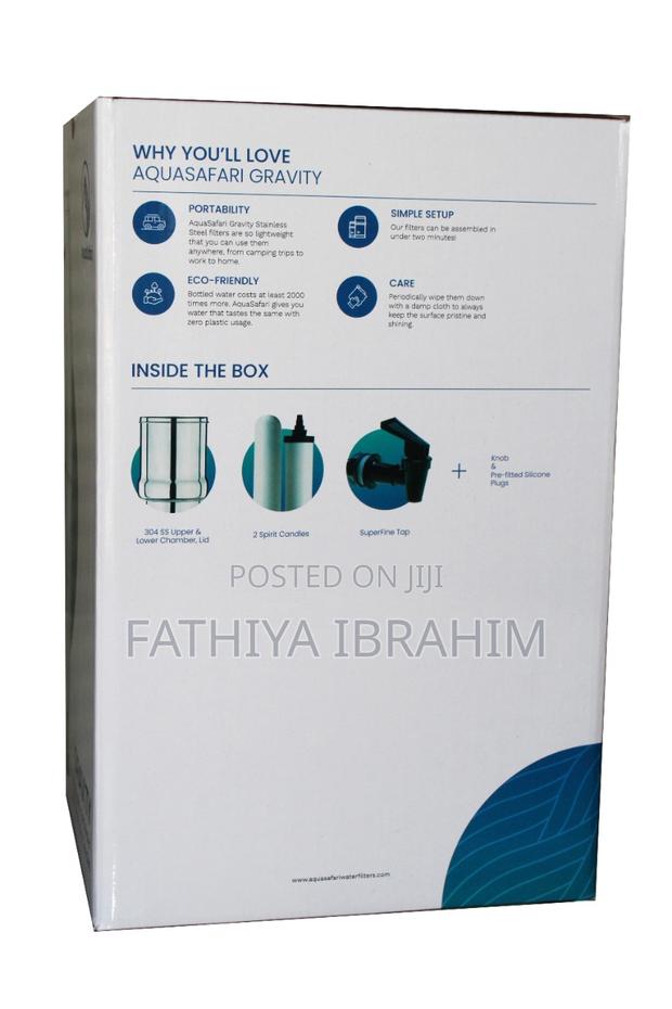 Gravity Water Purifier - Stainless Steel - thumbnail 3