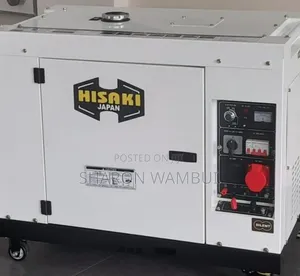 Hisaki Japan Diesel Generator 13kva Silent and Single Phase