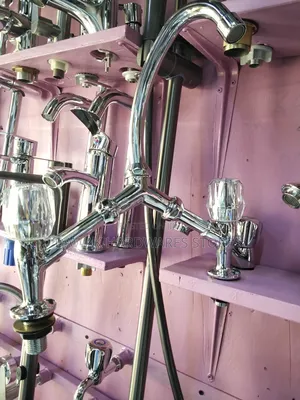Two-Sided Pillar Mixer Faucet