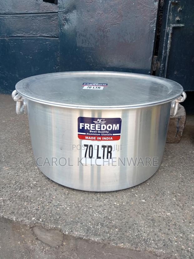 70lts Heavy -Duty Aluminium Sufuria/70lts Freedom Aluminium Sufuria