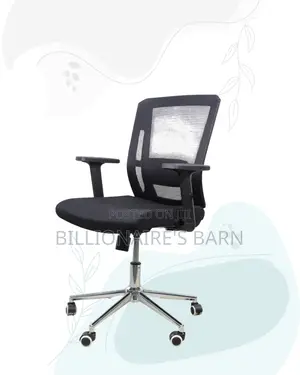 The Barn Origin Chair Mid Back Chrome Base Professional