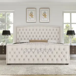 Home Bed; Tufted Velvet California King Bed Frame With Mattress