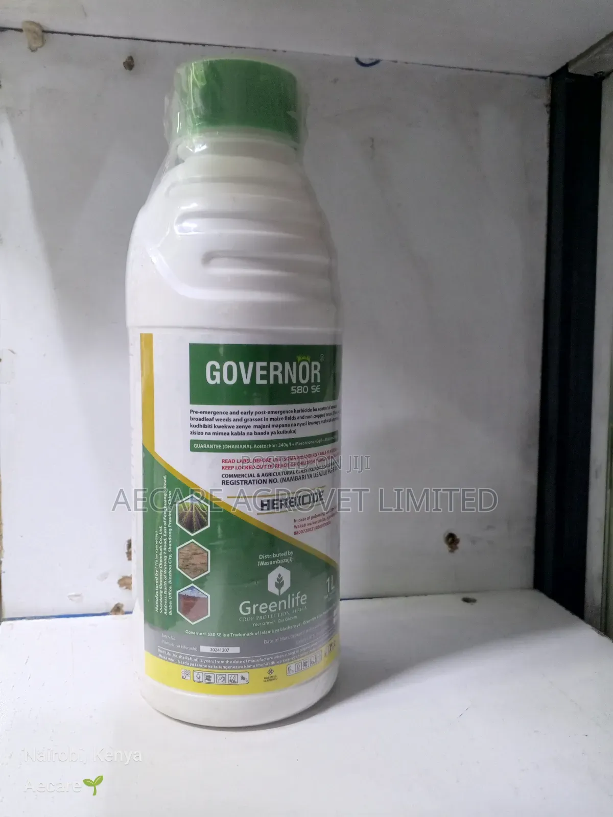 Governor 580 Se Herbicide 1litre, 5litres