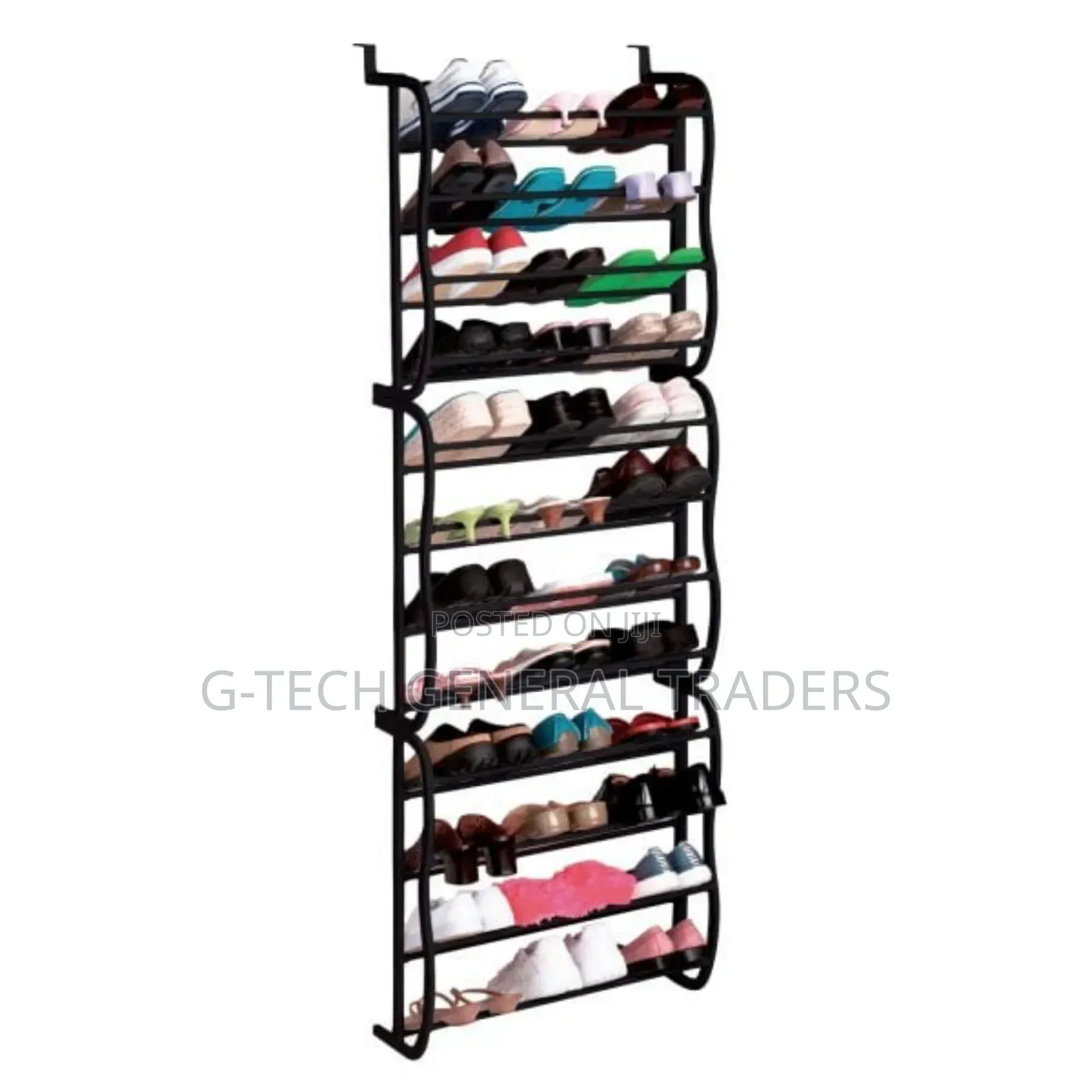 Over The Door Multicolored Executive Shoerack