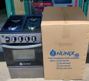 New Model - 50*55 Nunix 3+1 Standing Gas Cooker With Gas Oven