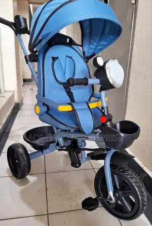 Baby Tricycle With Swivel Seat, Retractable Bike With Shade