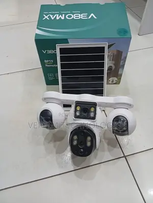 V380pro Outdoor Solar CCTV 4g 4 Lens Security Camera