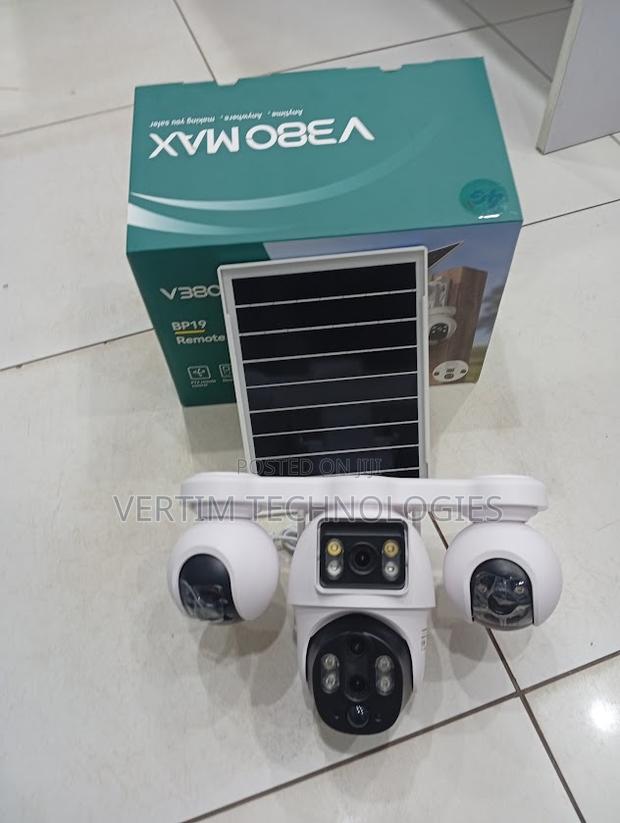 V380 Outdoor 4g Four Lens Security Solar Outdoor Camera