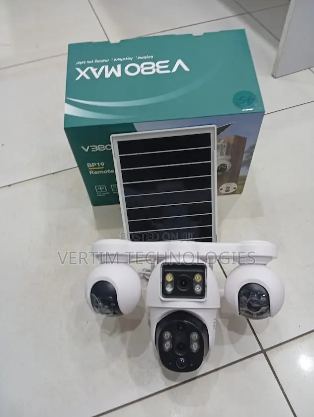 V380 Outdoor 4g Four Lens Security Solar Outdoor Camera