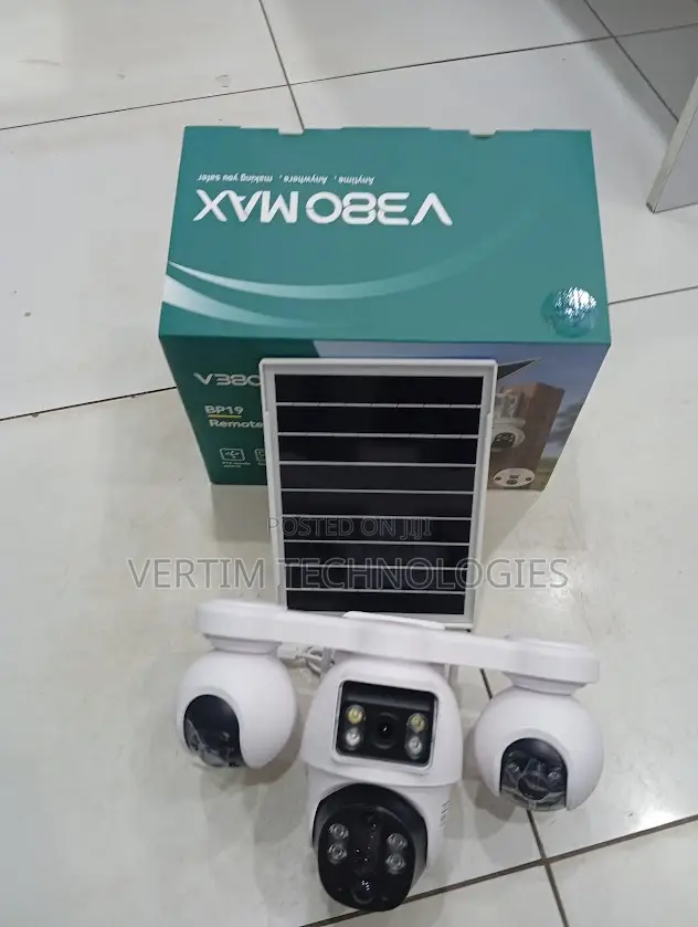 V380pro Outdoor Solar Light CCTV 4g 4lens Tracking Security Camera