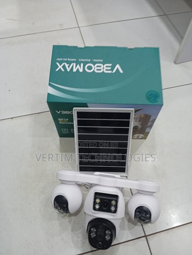 V380 4 Lens 6mp 4g CCTV Camera Outdoor Waterproof PTZ Camera
