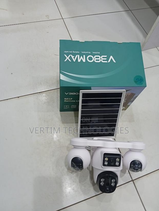 Four Lens 4g Sim Solar Camera Network Outdoor Security Camera - main view