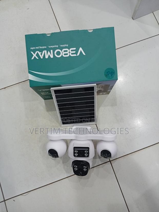 Outdoor Solar High Quality 4g Sim Card 4 Lens Solar CCTV Camera V380