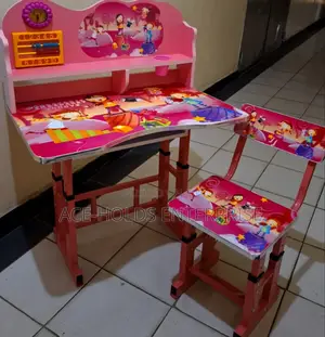 Kids Study/ Learning Table Desk Design (Pink)