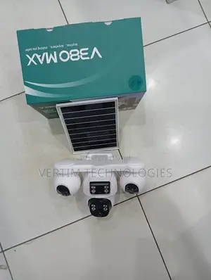 4g Sim Card Solar CCTV Camera.Calus Triple Lens Hd Outdoor Ptz.2 Voice