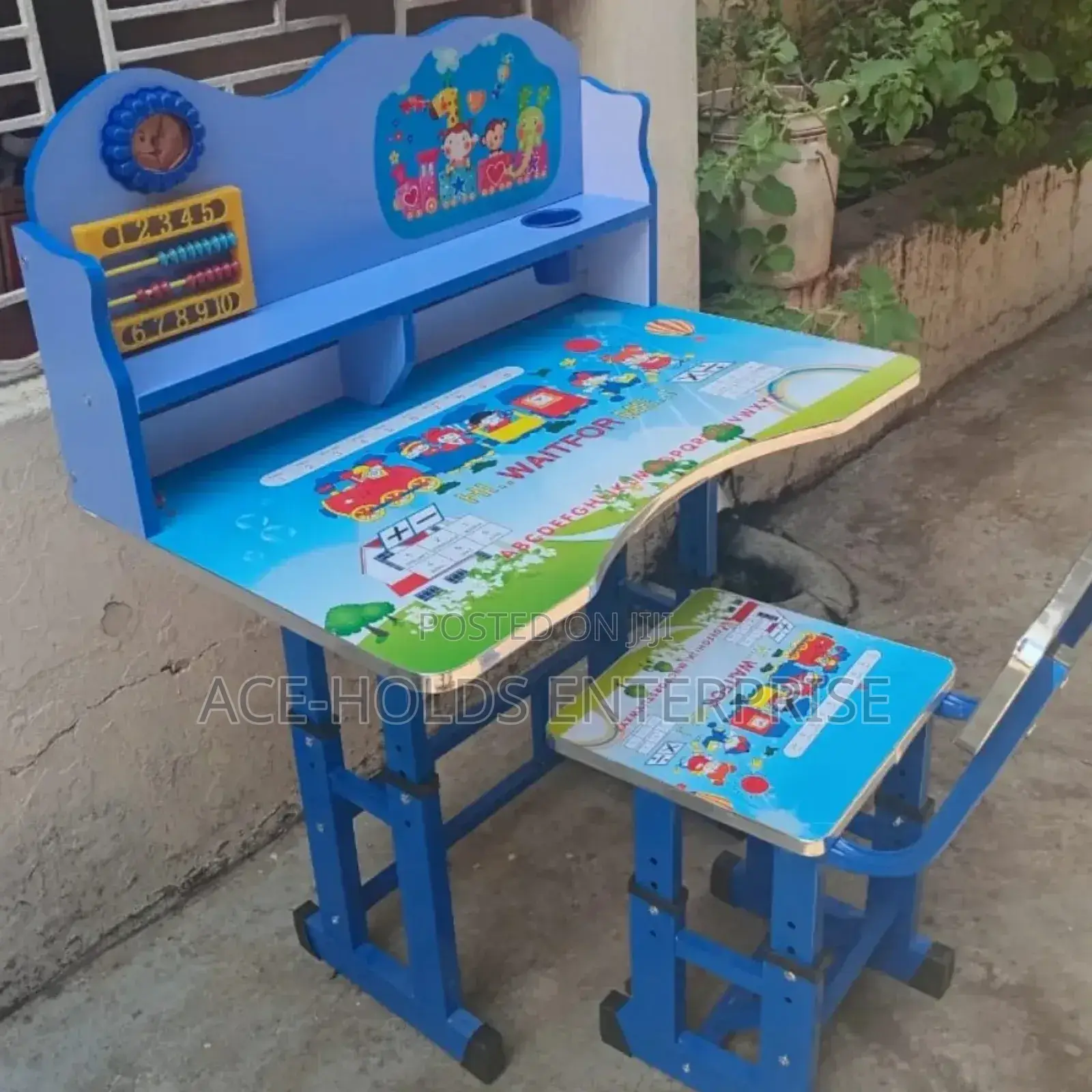 Kids Study/ Learning Table Desk Design (Blue Color)