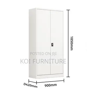 Office Cabinet; 2-Door Metallic Document Cabinet