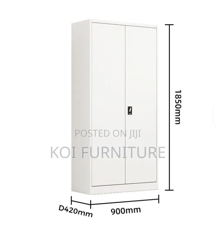 Office Cabinet; 2-Door Metallic Document Cabinet