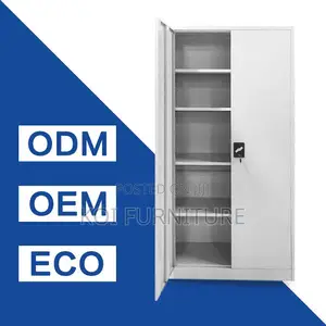 Office Cabinet; 2-Door Metallic Document Cabinet