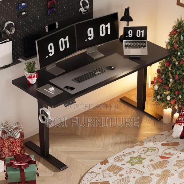 Office Table; Height Adjustable Electric Stand Up Desk - thumbnail 2