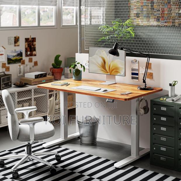 Office Table; Height Adjustable Electric Stand Up Desk - thumbnail 6