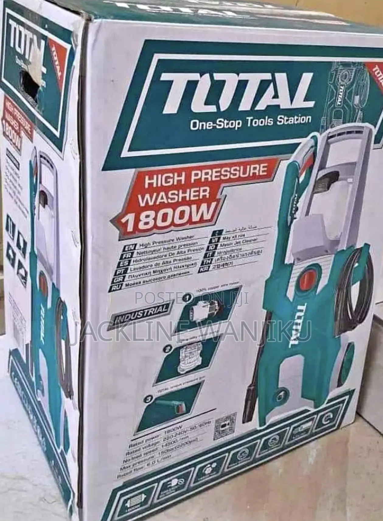 Total Pressure Washer 1800w - Electric Total Pressure Washer Machine