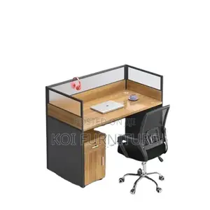 Office Desk; One User Person MDF Office Wokrkstation for Cyber Cafe