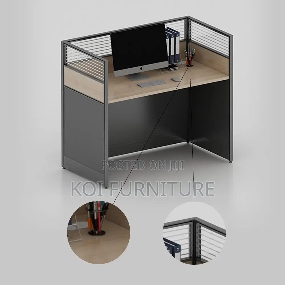 Office Desk; One User Person MDF Office Wokrkstation for Cyber Cafe