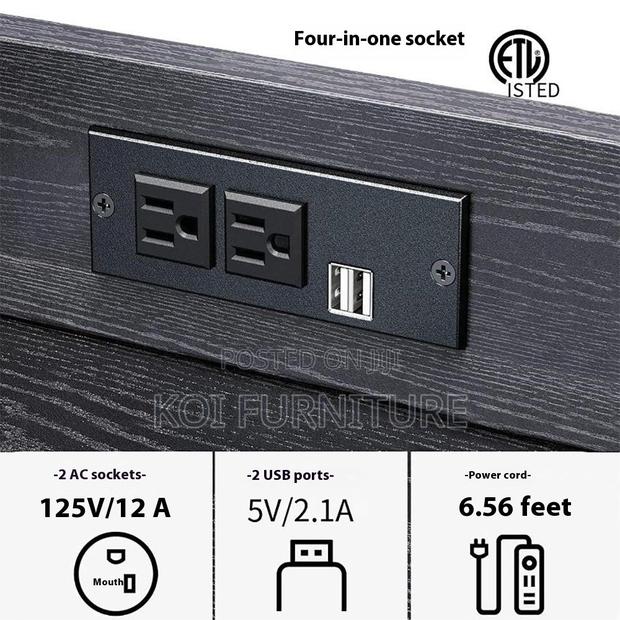 Storage Units; Printer Rack With Blacket Storage Shelf - thumbnail 5