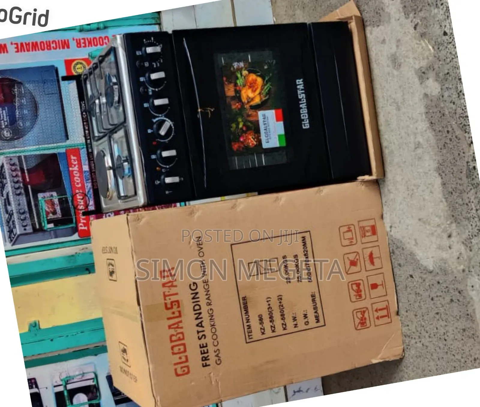 55 by 50 3+1 Globalstar Standing Cooker