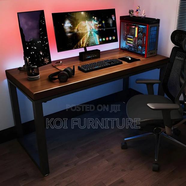 Office Table; Rectangular Home Office Study Computer Table - thumbnail 5