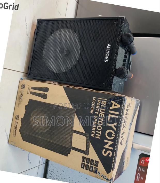 Ailyons Portable Party Speaker 10" Restocked