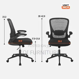 Office Chair; Koi Orthopedic Mid Back Chair