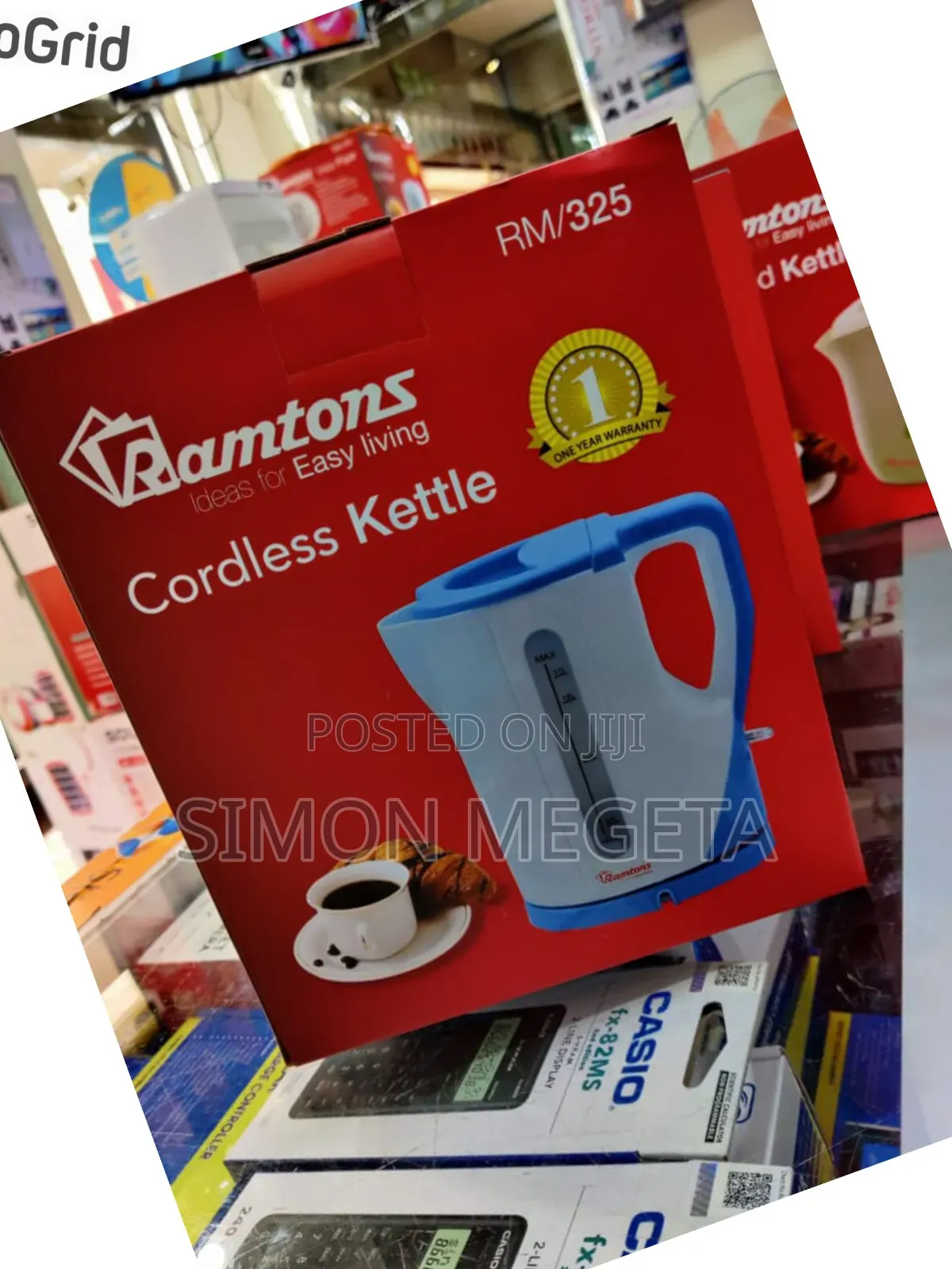 Cordless Ramton Electric Kettle Available 1.7 Litres