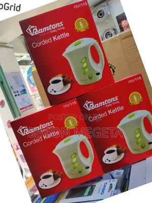 Corded Ramton Electric Kettle 1.7 Litres Available