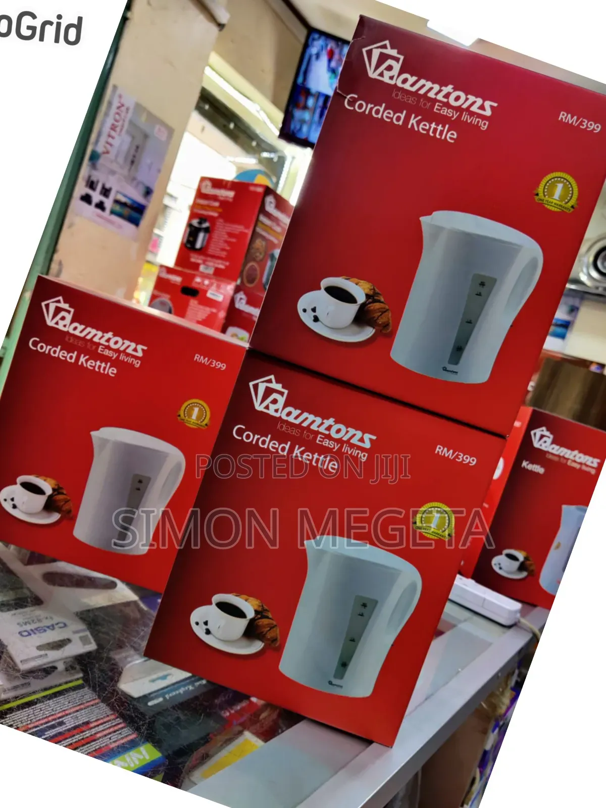 In Stock Ramton Electric Kettle 1.7 Litres