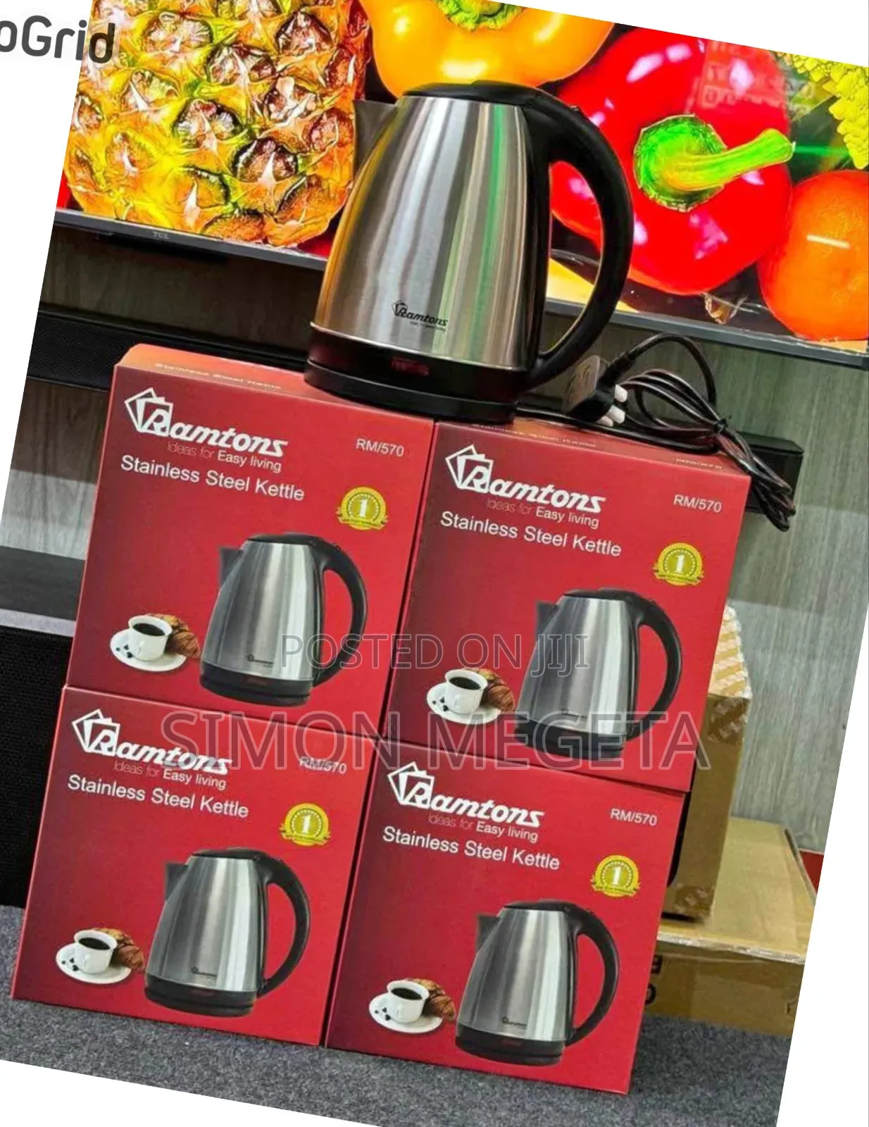Stainless Steel Ramton Kettle 1.7 Litres
