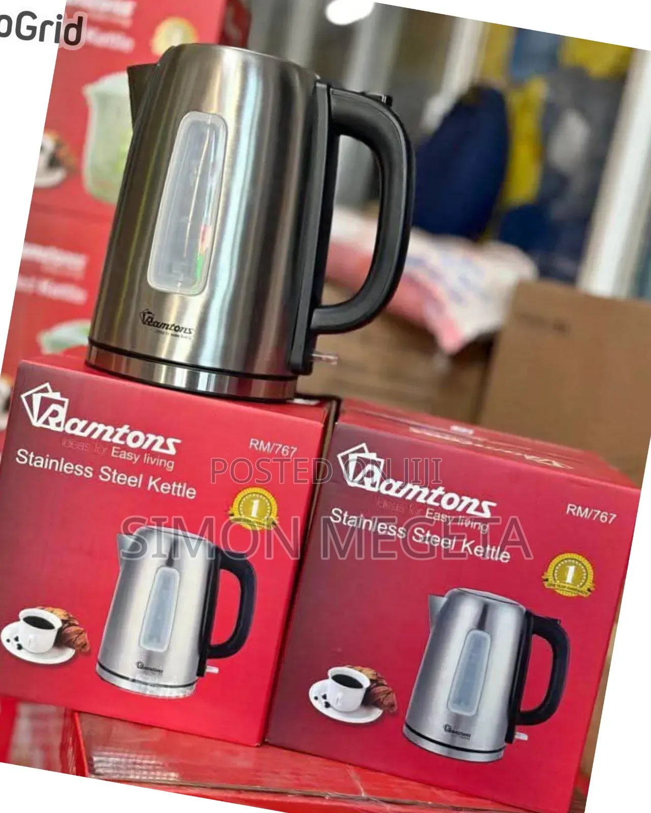 Stainless Steel Kettle Ramton 1.7 Litres