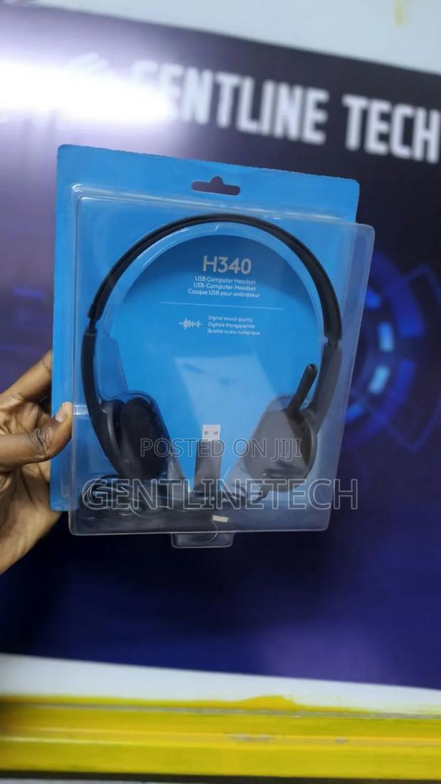 Logitech H340 Wired Usb Headphones With Mic – Ideal for Zoom Skype