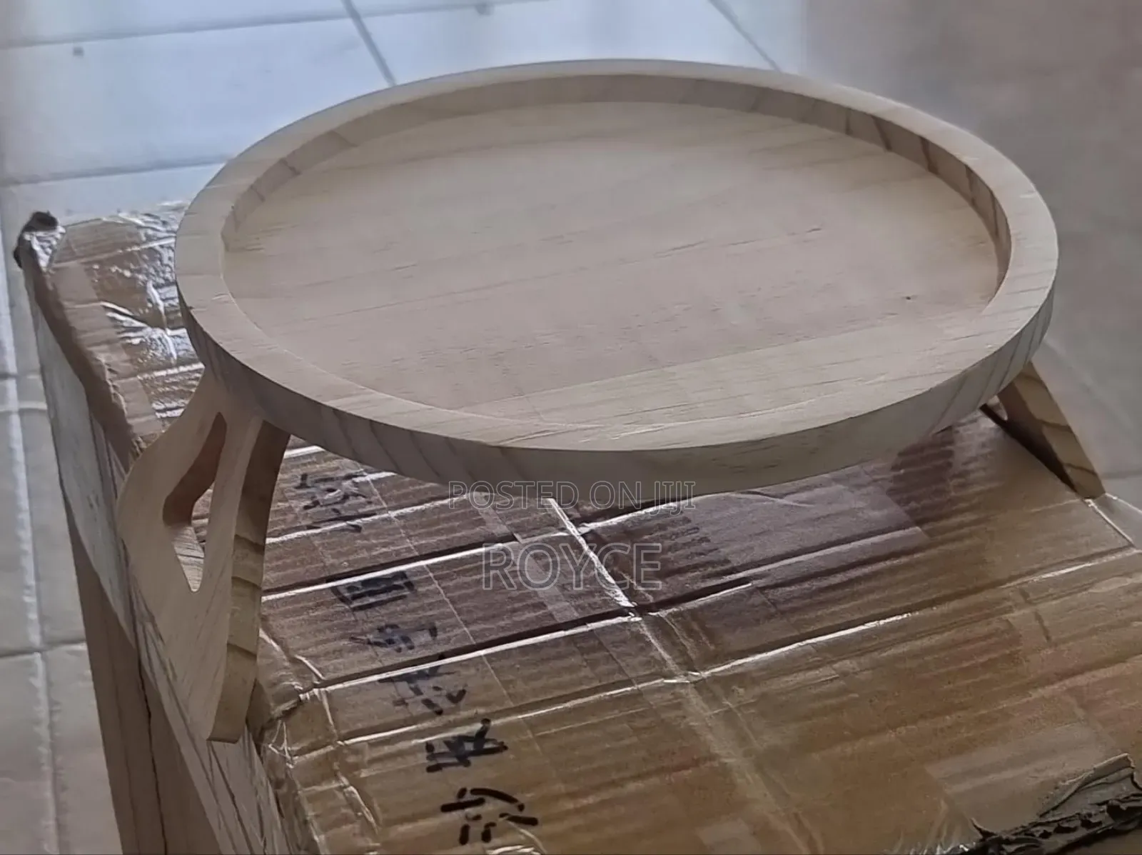 Bamboo Foldable  Sofa Armrest Tray