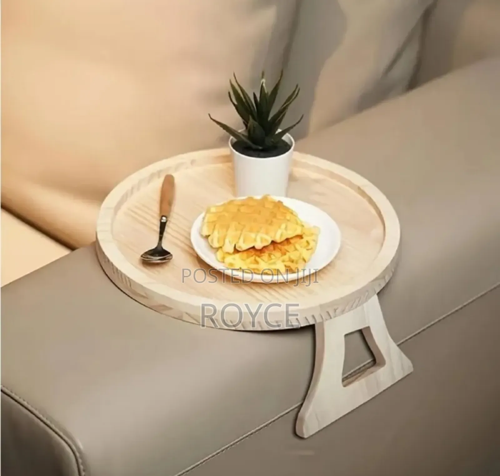 Bamboo Foldable  Sofa Armrest Tray