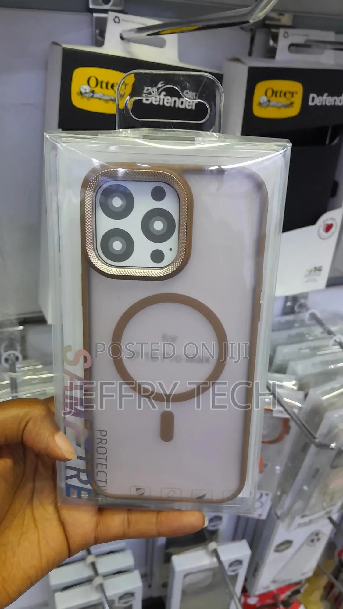 Tocol iPhone 16 Pro Max Magsafe Transluscent Matte Case -Brown
