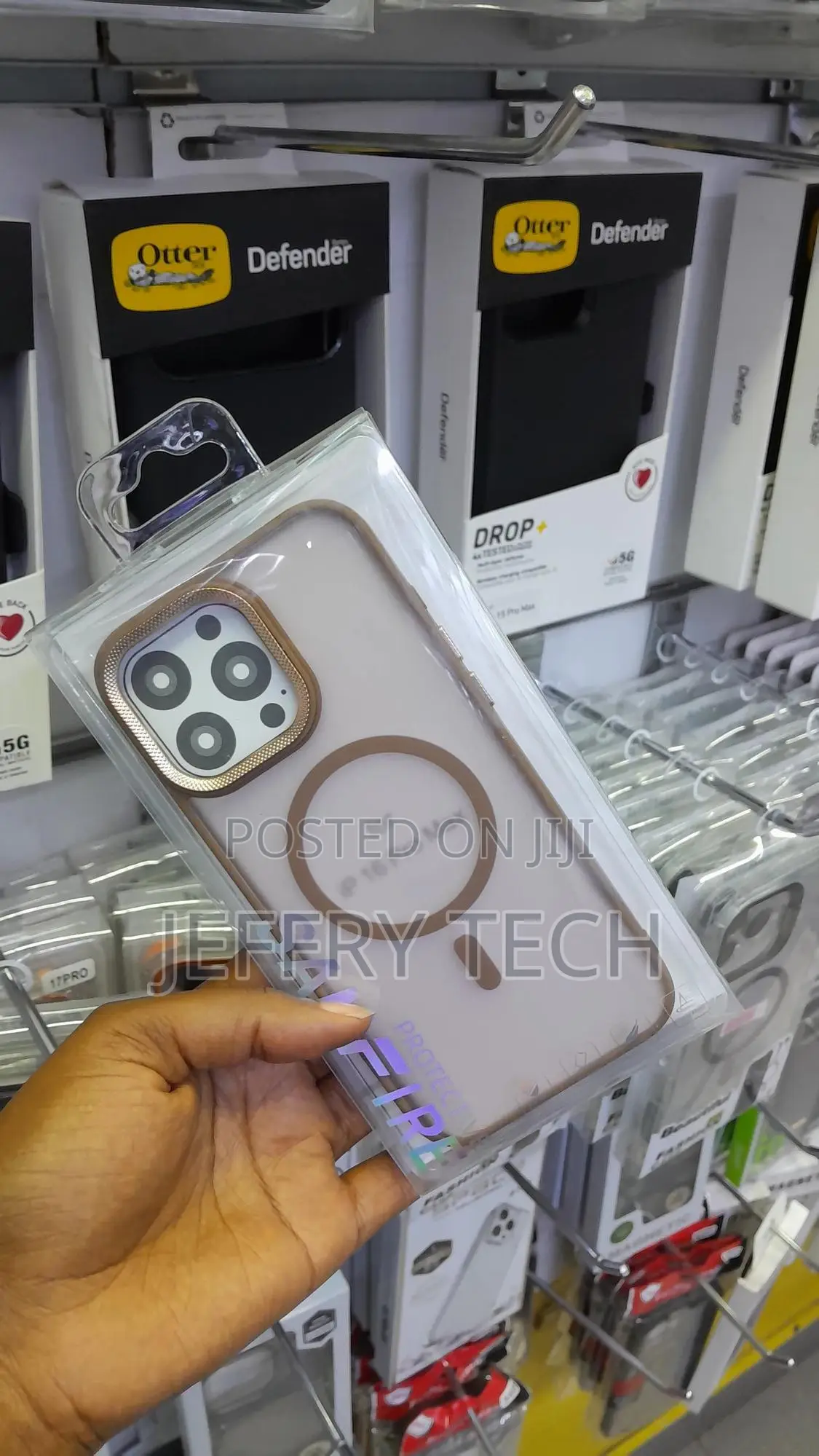 Tocol iPhone 16 Pro Max Magsafe Transluscent Matte Case -Brown
