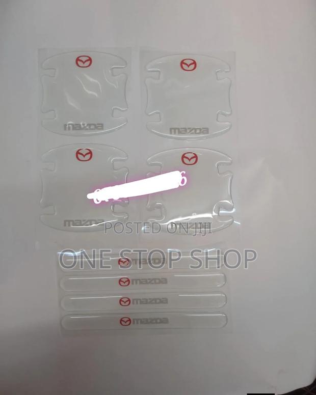 Clear Mazda 8pc Door Handles+Bowl Scratch Protectors - main view