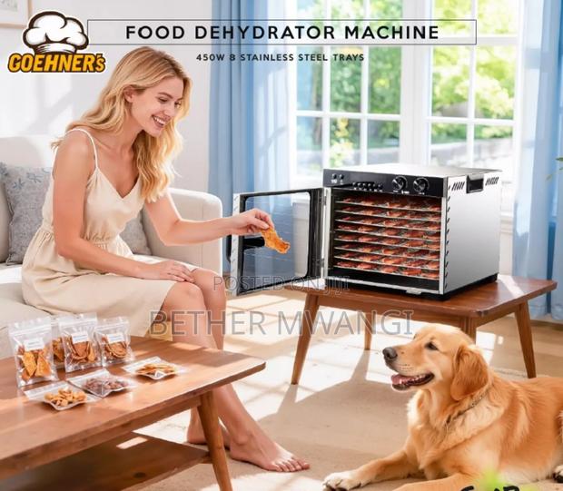 8- Shelf Food Dehydrator Machine In Kenya - thumbnail 5