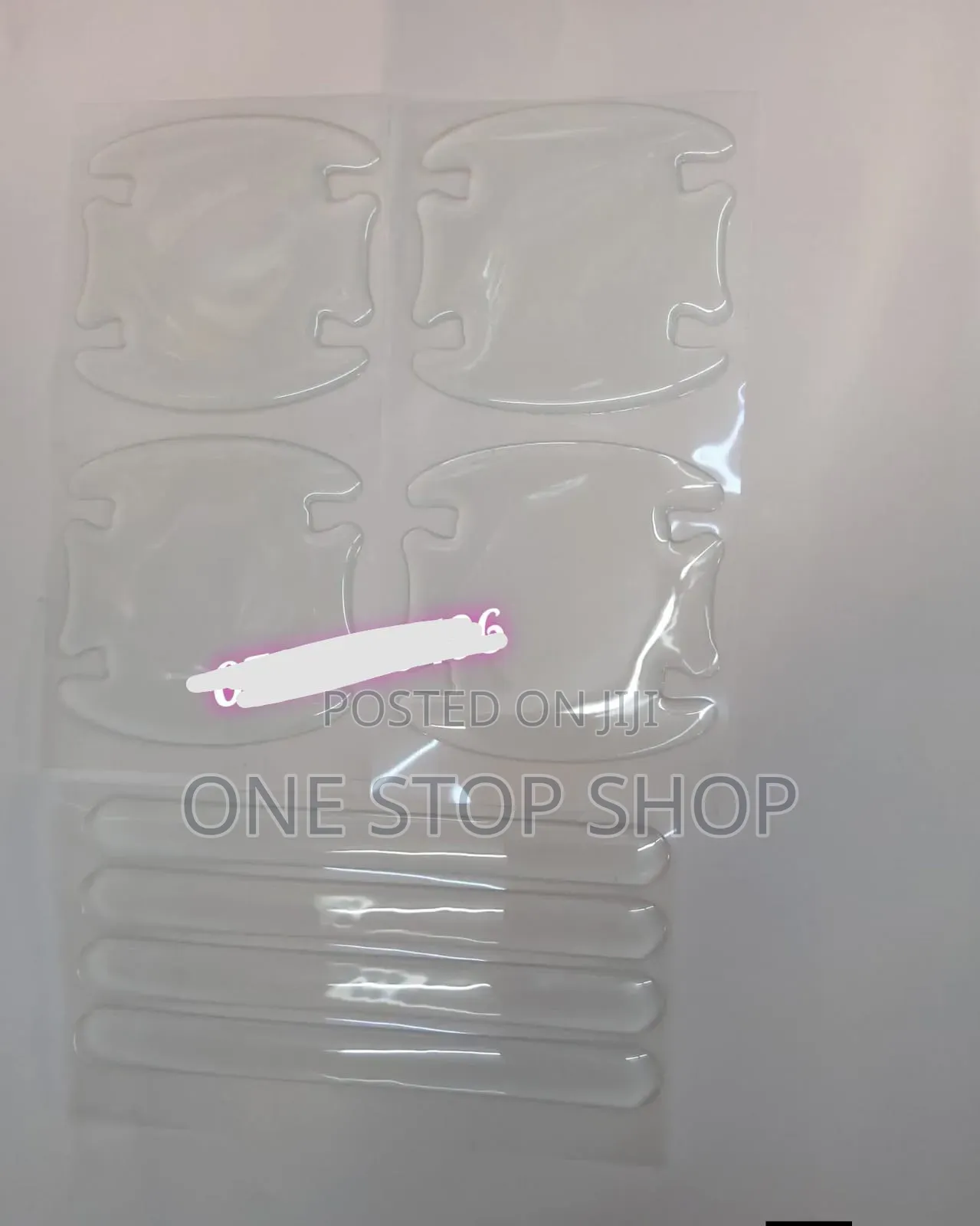 8x Clear Stickers for Handles and Bowl Universal Fit for Car Kodels
