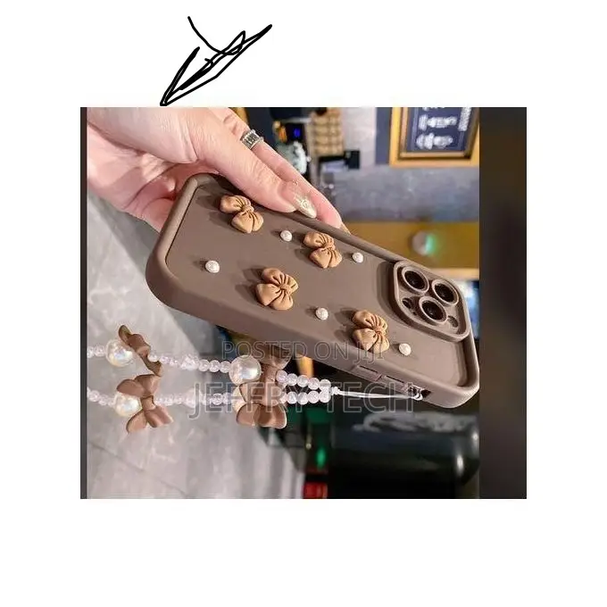 Full iPhone Case With Bead for iPhone 16 Pro Max